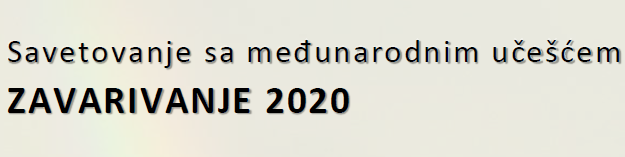 Savetovanje ZAVARIVANJE 2020